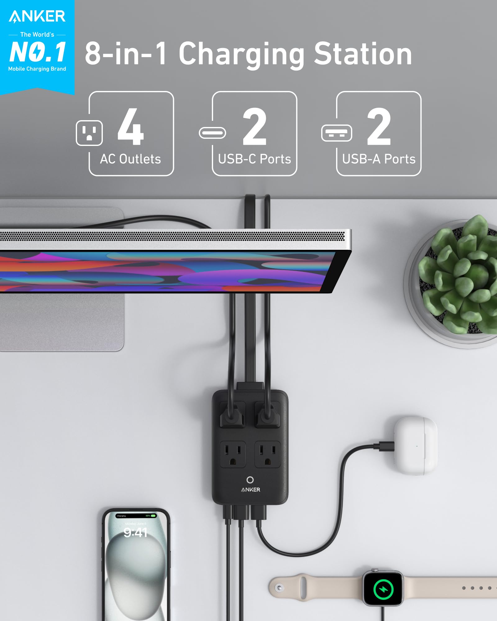 Anker Charging Station (8 - in - 1, 20W) - GISTMI
