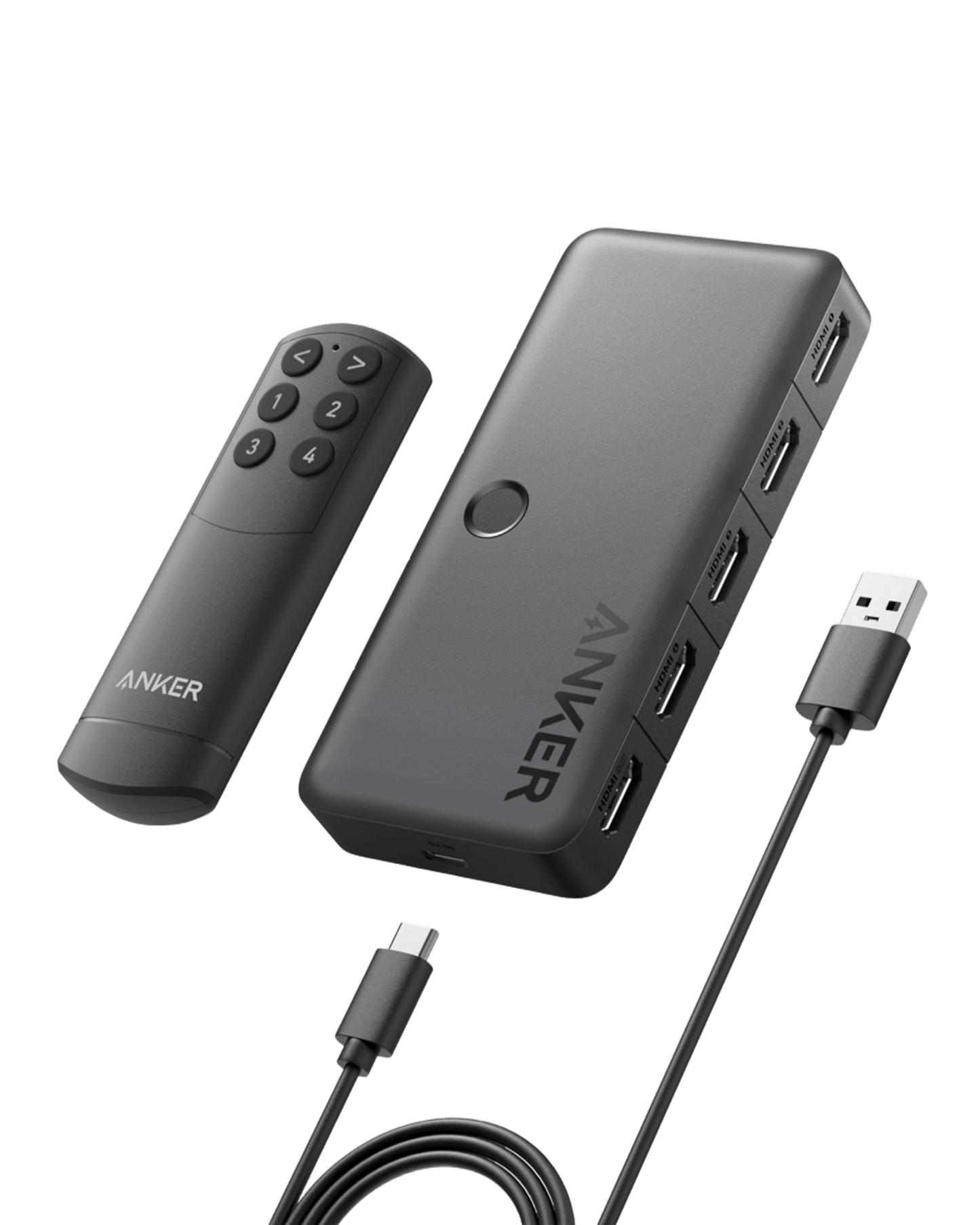 Anker HDMI Switch (4 in 1 Out, 4K HDMI) - GISTMI