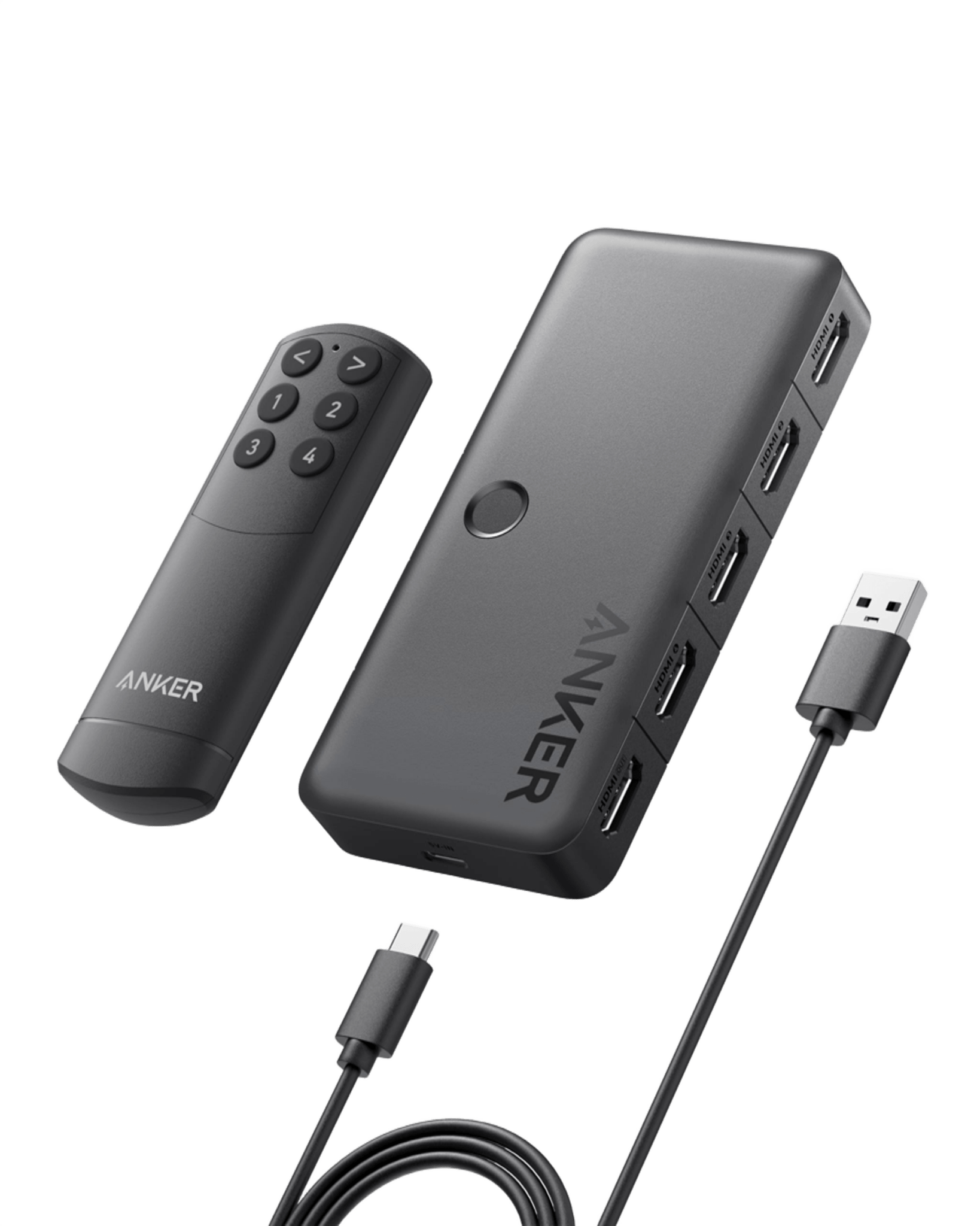 Anker HDMI Switch (4 in 1 Out, 4K HDMI) - GISTMI