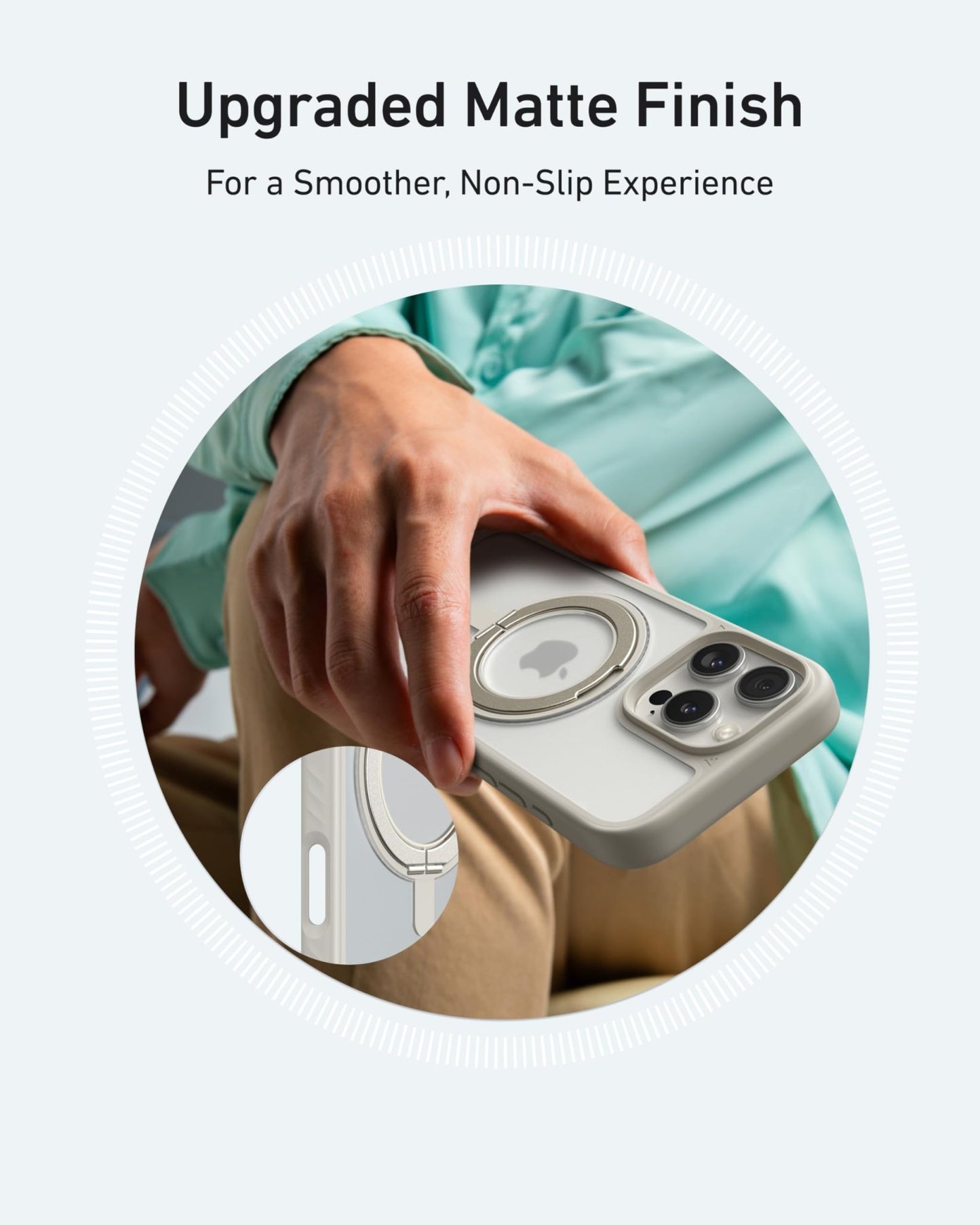 Anker MagGo Magnetic Case with Stand (360° Ring Stand) - GISTMI