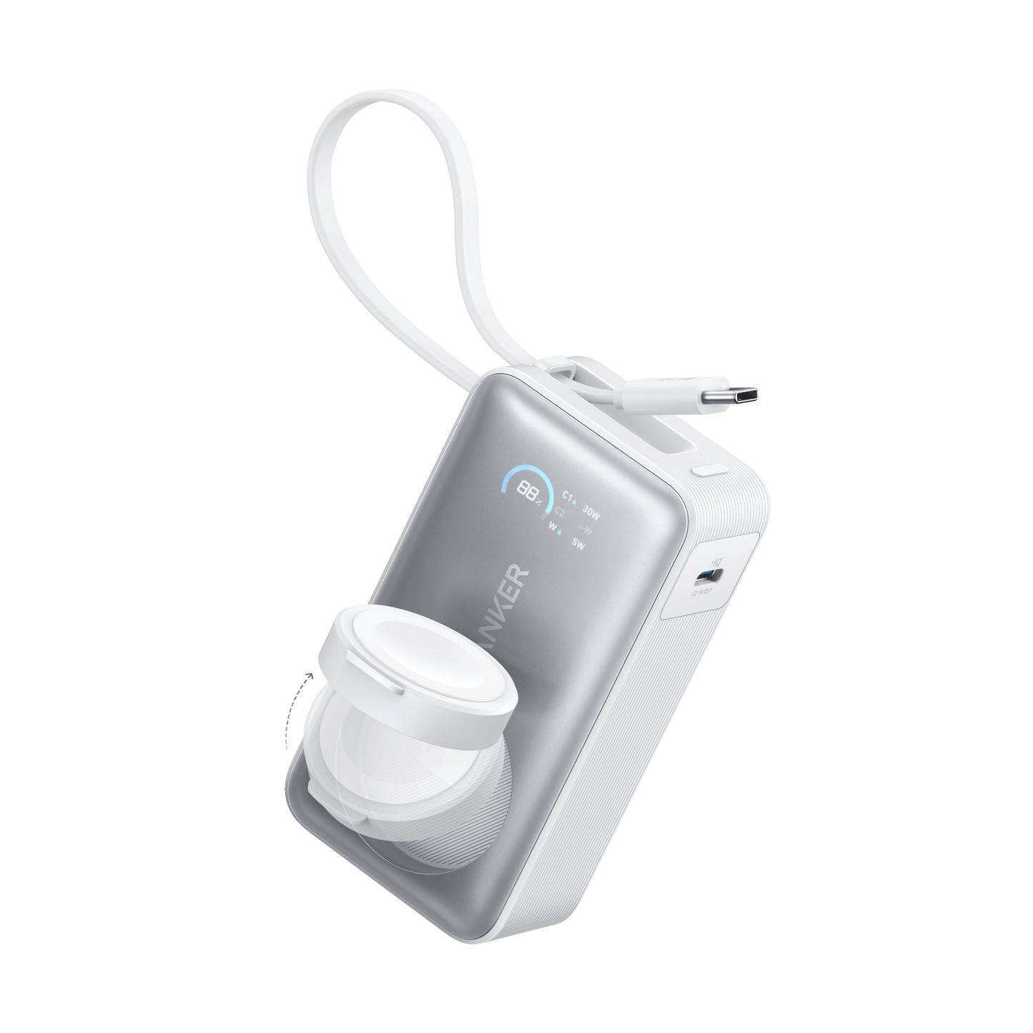 Anker MagGo Power Bank (10K, 35W, For Apple Watch) - GISTMI