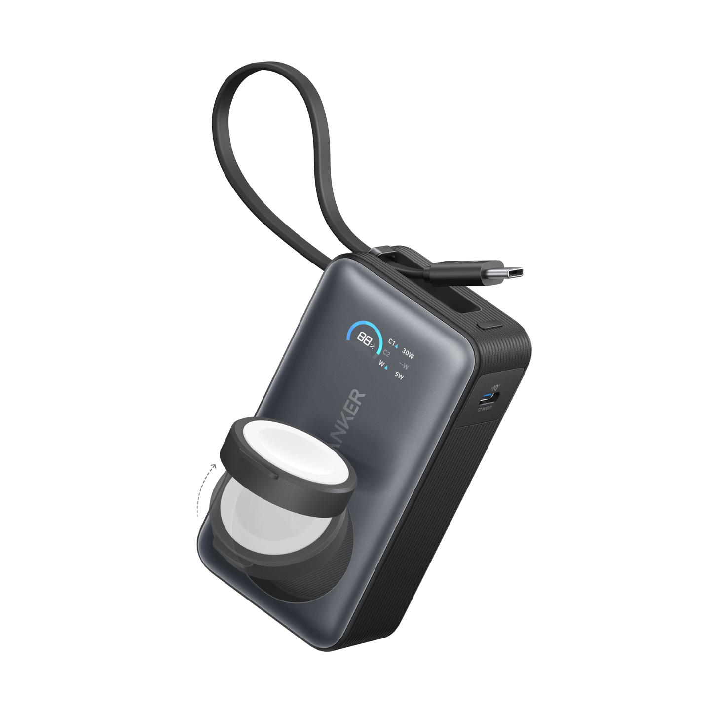 Anker MagGo Power Bank (10K, 35W, For Apple Watch) - GISTMI