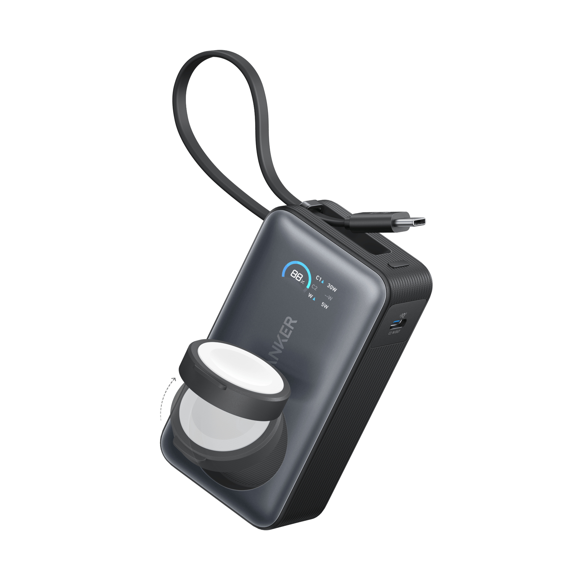 Anker MagGo Power Bank (10K, 35W, For Apple Watch) - GISTMI