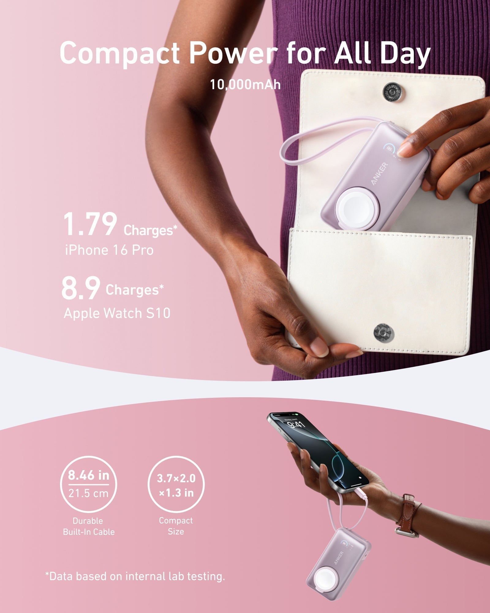 Anker MagGo Power Bank (10K, 35W, For Apple Watch) - GISTMI