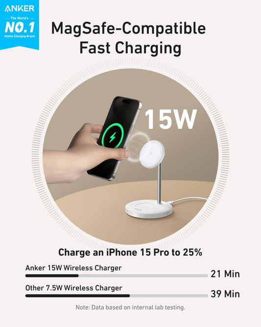 Anker MagGo Wireless Charger (2 - in - 1 Stand) BOA - GISTMI