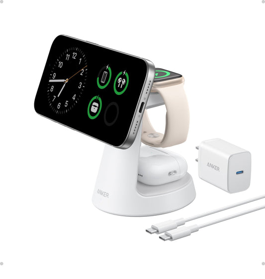 Anker MagGo Wireless Charging Station (3 - in - 1, Dock Stand) - GISTMI