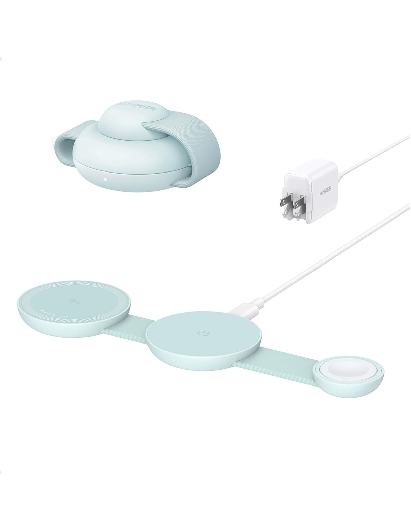 Anker MagGo Wireless Charging Station (3 - in - 1, Foldable Pad) - GISTMI