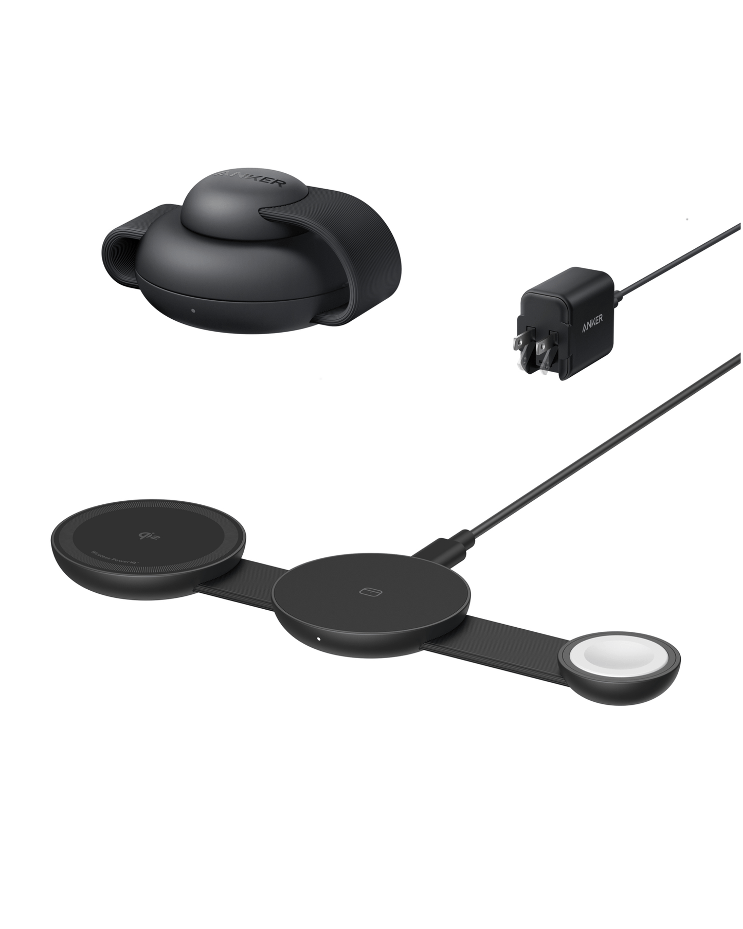 Anker MagGo Wireless Charging Station (3 - in - 1, Foldable Pad) - GISTMI