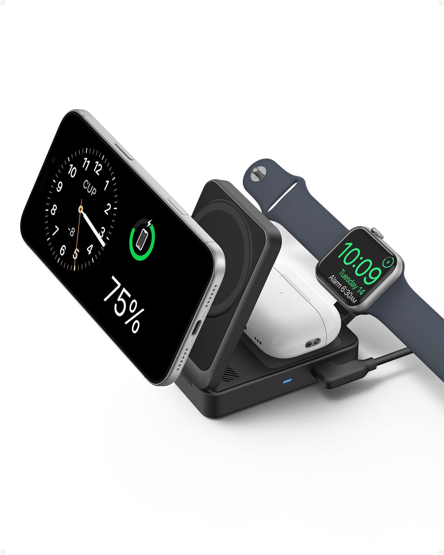 Anker MagGo Wireless Charging Station (Foldable 3 - in - 1) - GISTMI