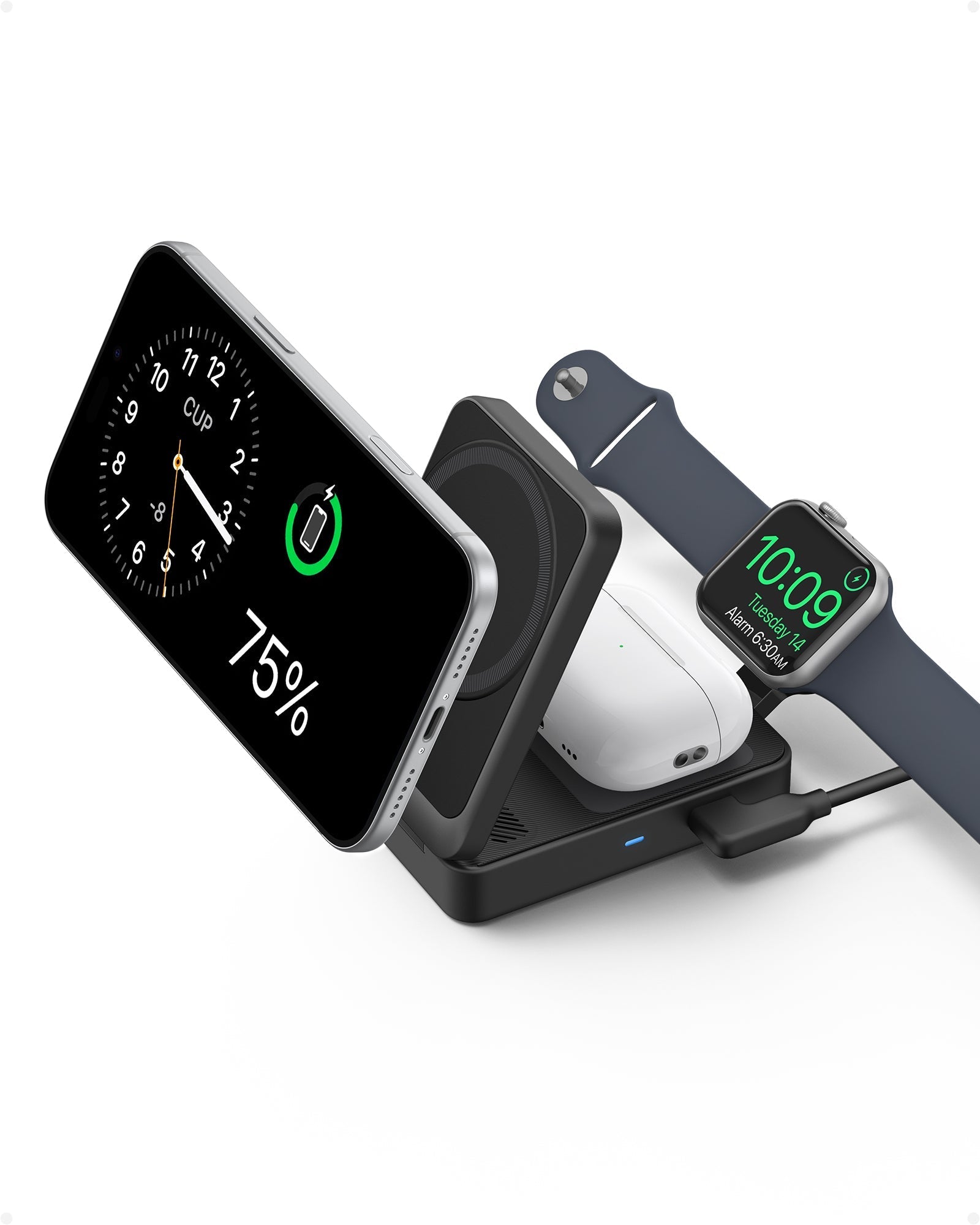 Anker MagGo Wireless Charging Station (Foldable 3 - in - 1) - GISTMI