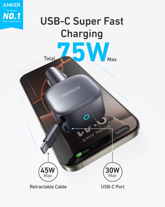 Anker Nano 75W Car Charger - GISTMI