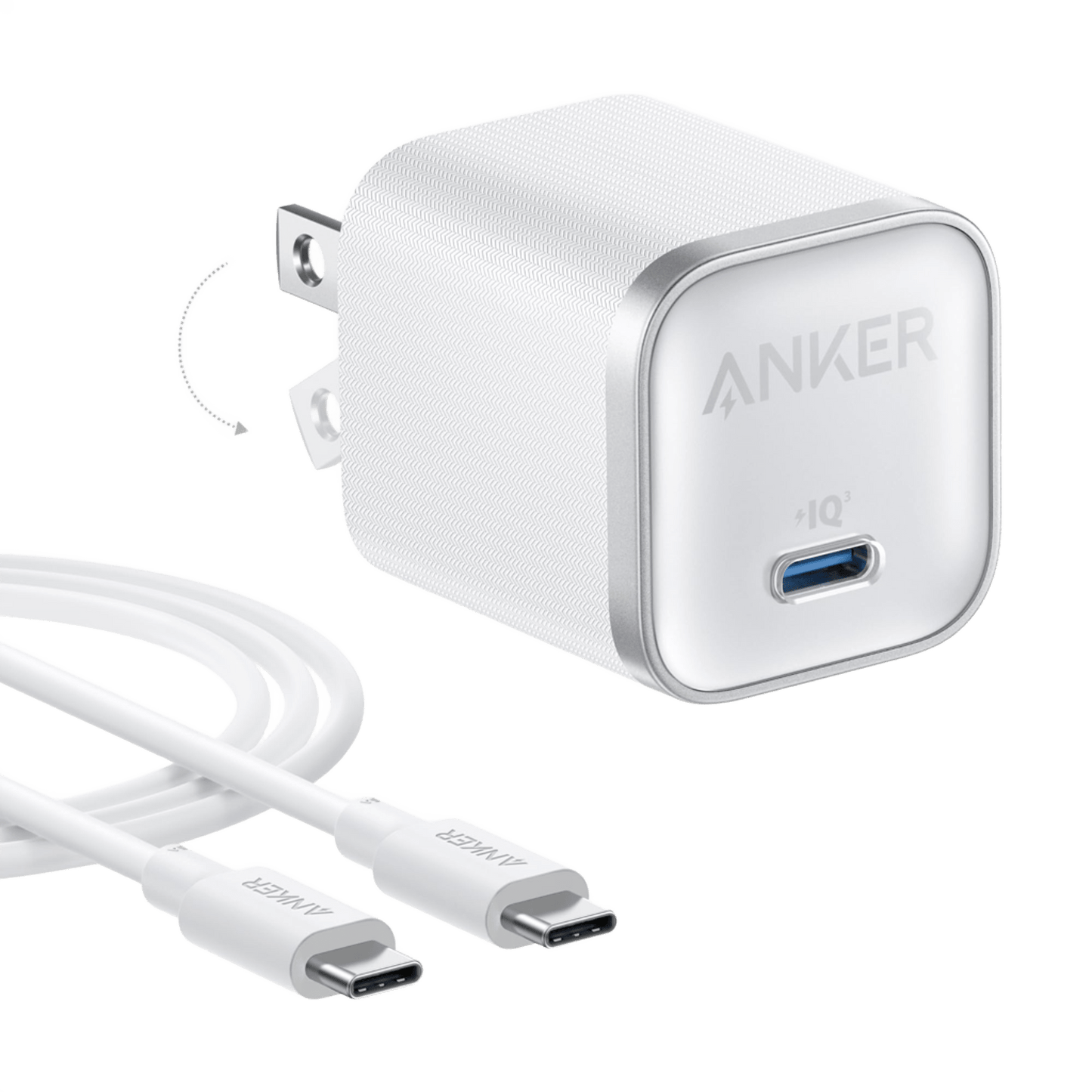 Anker Nano Charger (45W) with USB - C to USB - C Cable - GISTMI