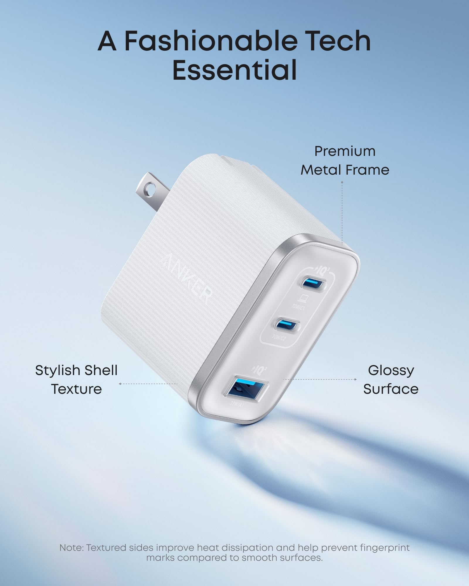 Anker Nano Charger (70W, 3 Ports) - GISTMI
