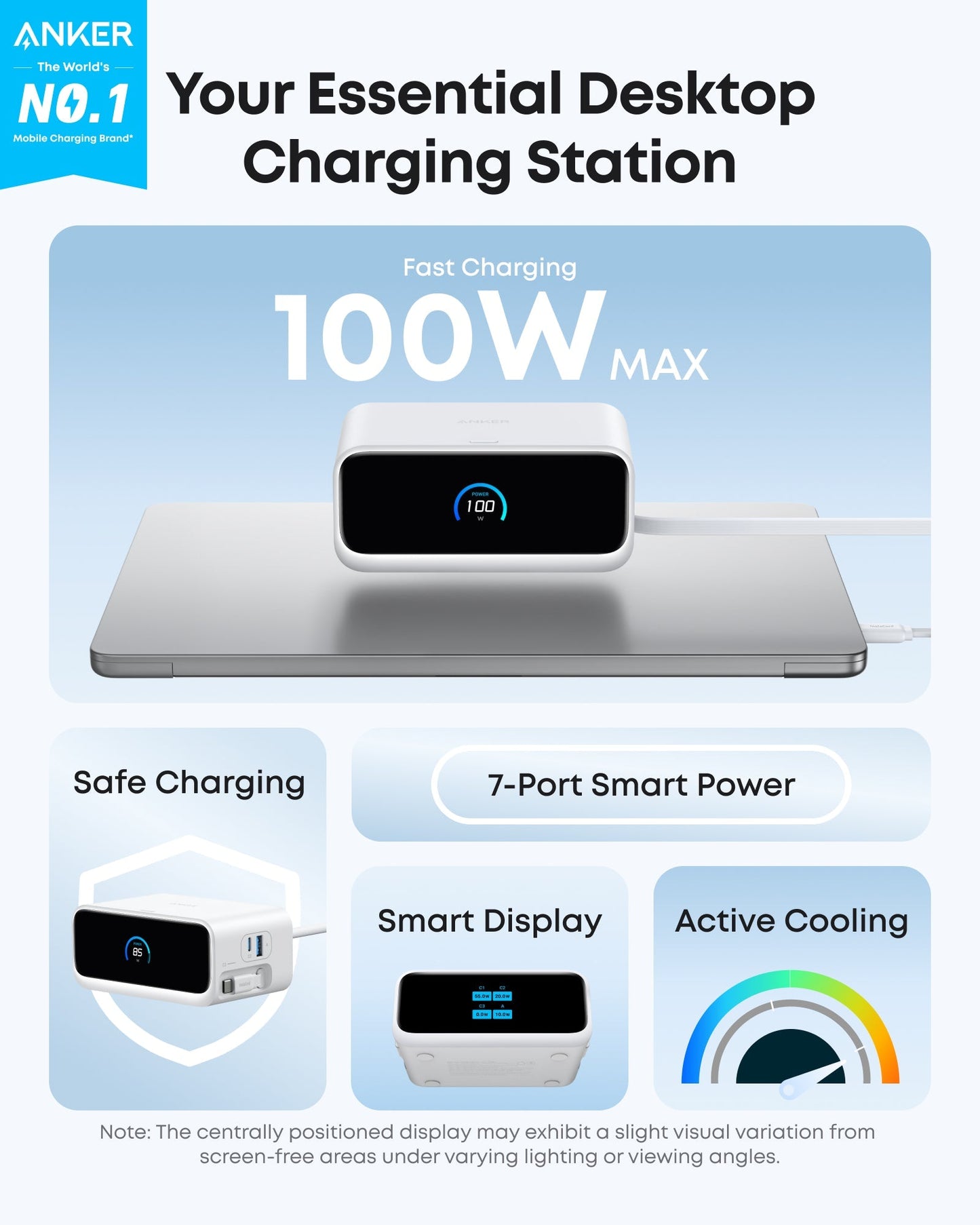 Anker Nano Charging Station (7 - in - 1, 100W) - GISTMI