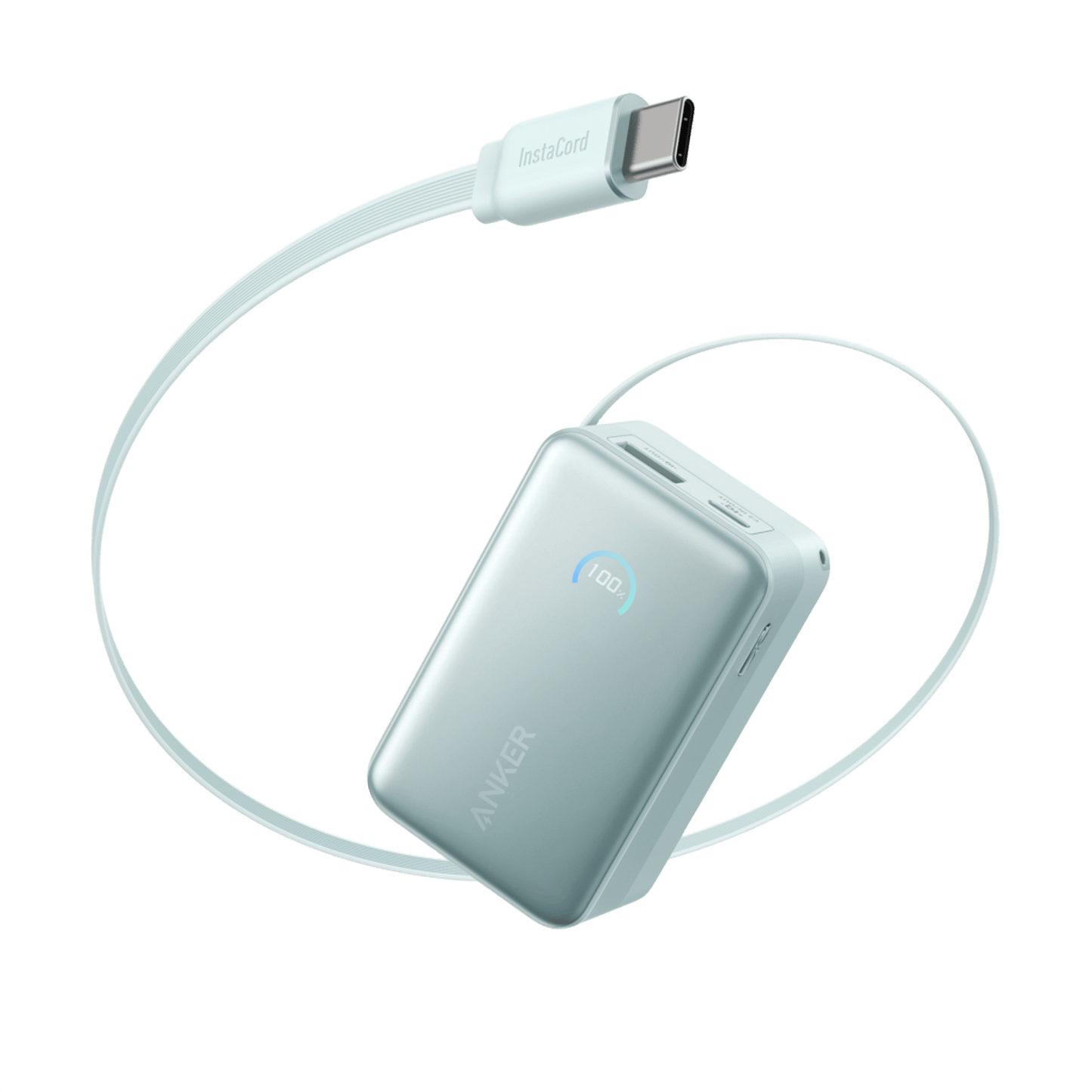 Anker Nano Power Bank (10K, 45W, Built - In Retractable USB - C Cable) - GISTMI