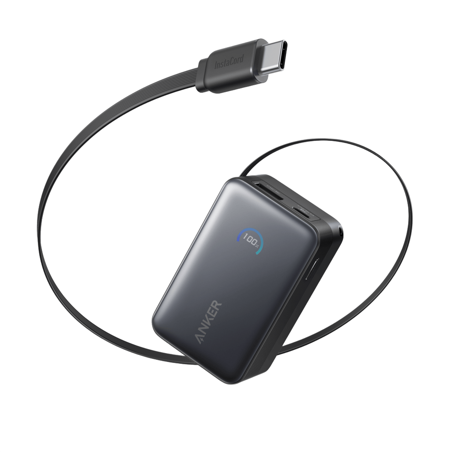 Anker Nano Power Bank (10K, 45W, Built - In Retractable USB - C Cable) - GISTMI