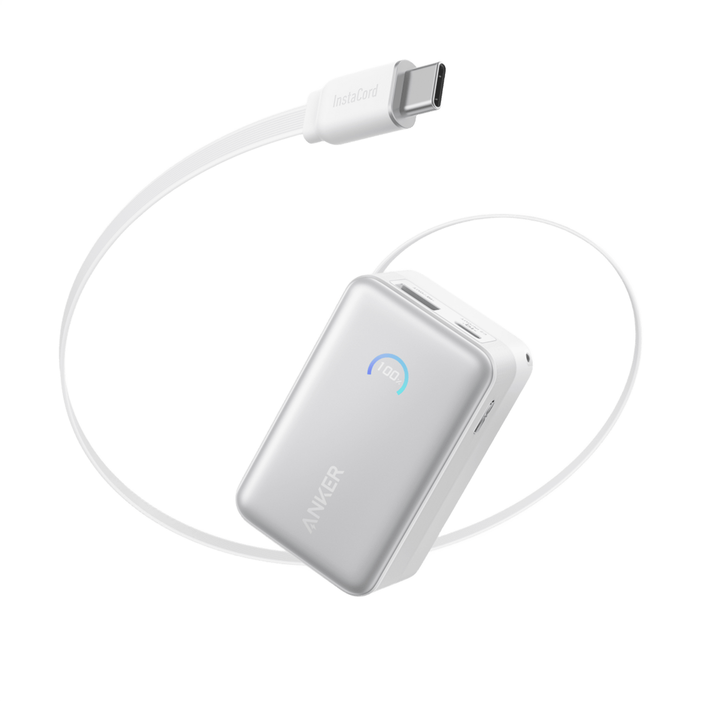 Anker Nano Power Bank (10K, 45W, Built - In Retractable USB - C Cable) - GISTMI