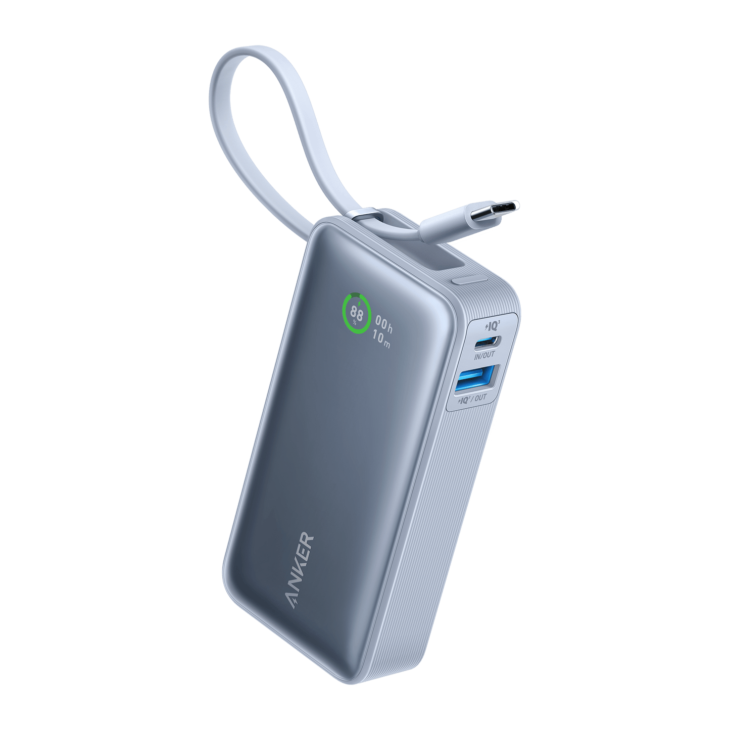 Anker Nano Power Bank (30W, Built - In USB - C Cable) - GISTMI