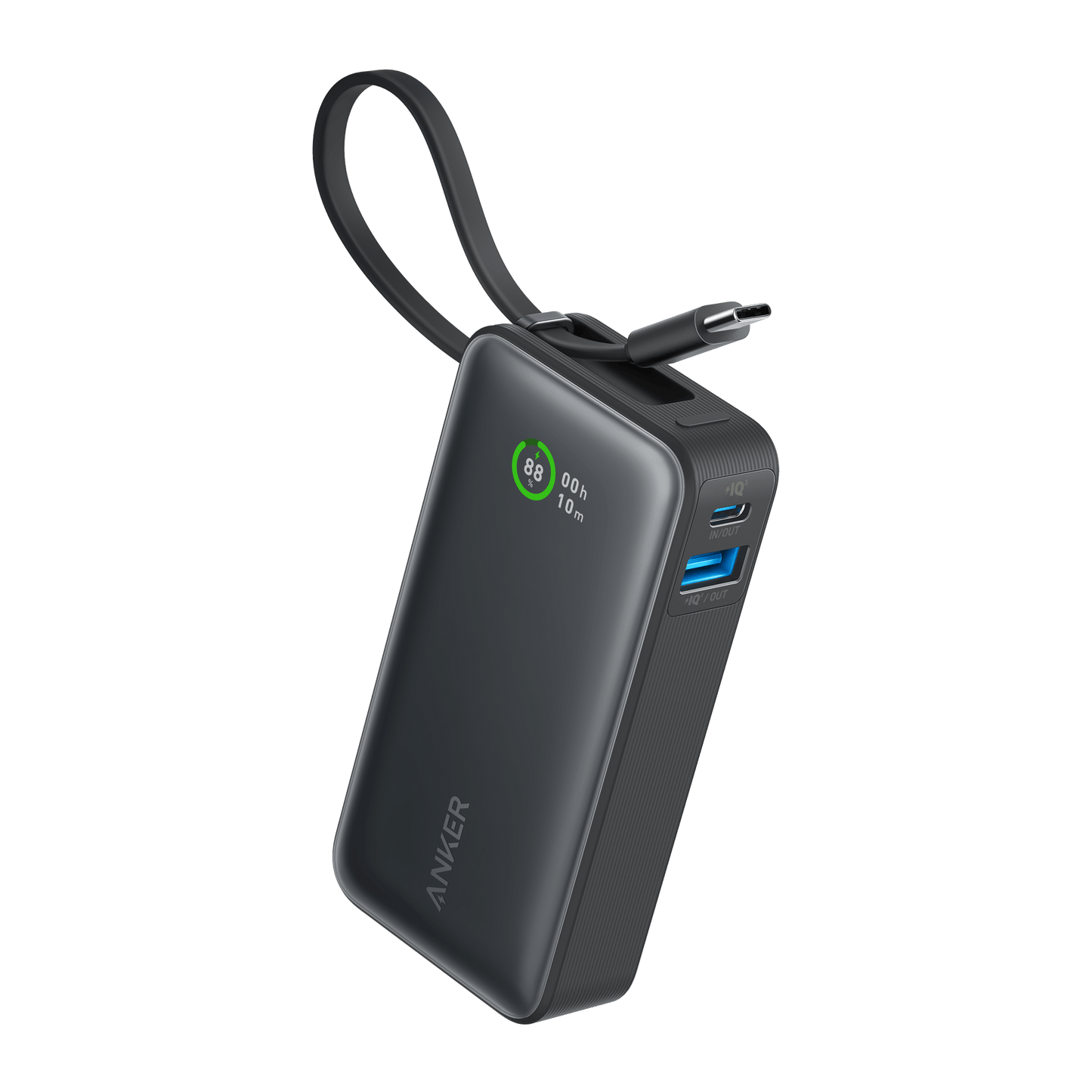 Anker Nano Power Bank (30W, Built - In USB - C Cable) - GISTMI