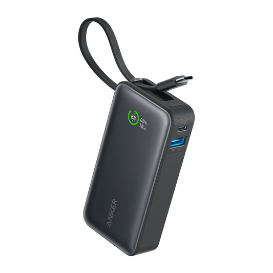 Anker Nano Power Bank (30W, Built - In USB - C Cable) - GISTMI
