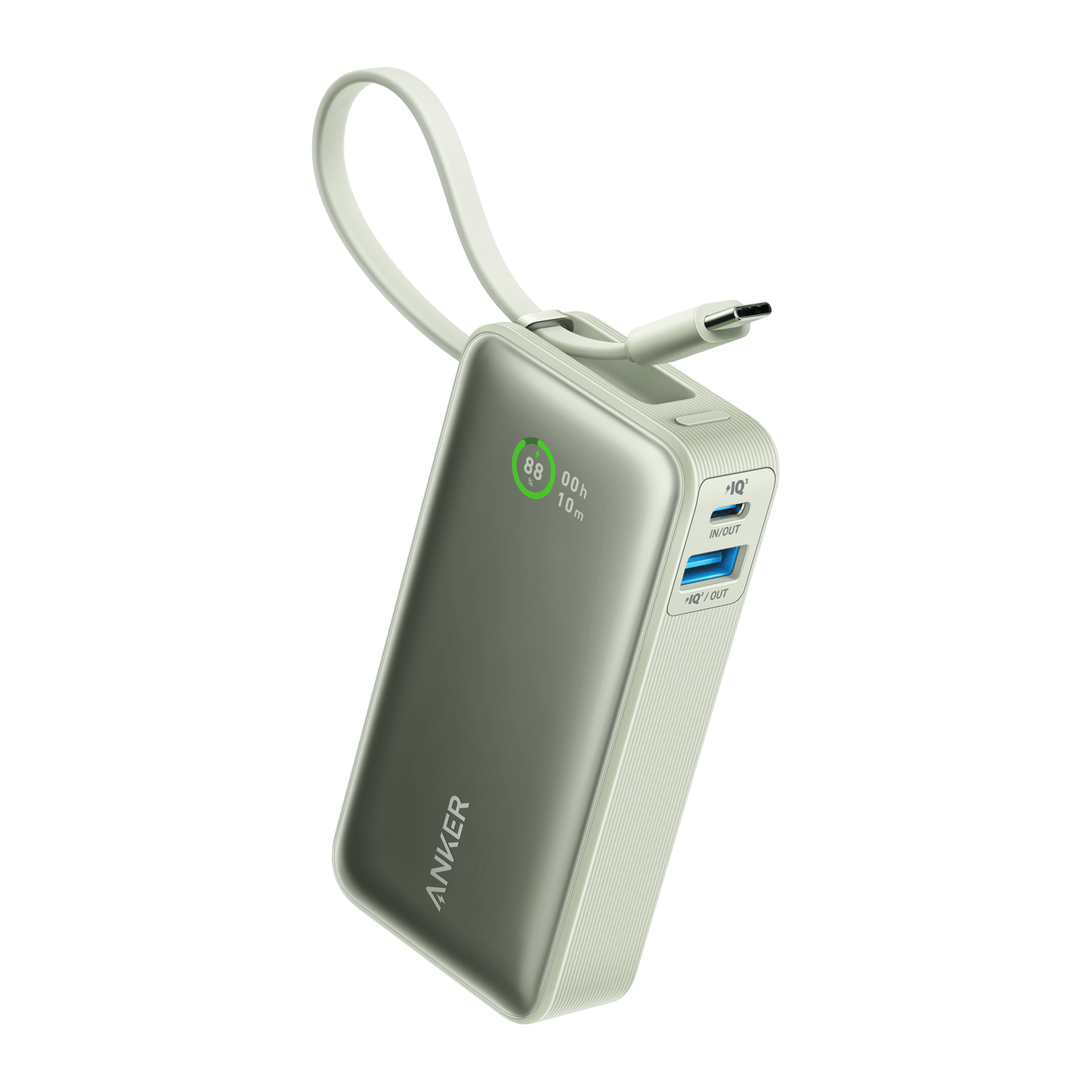 Anker Nano Power Bank (30W, Built - In USB - C Cable) - GISTMI