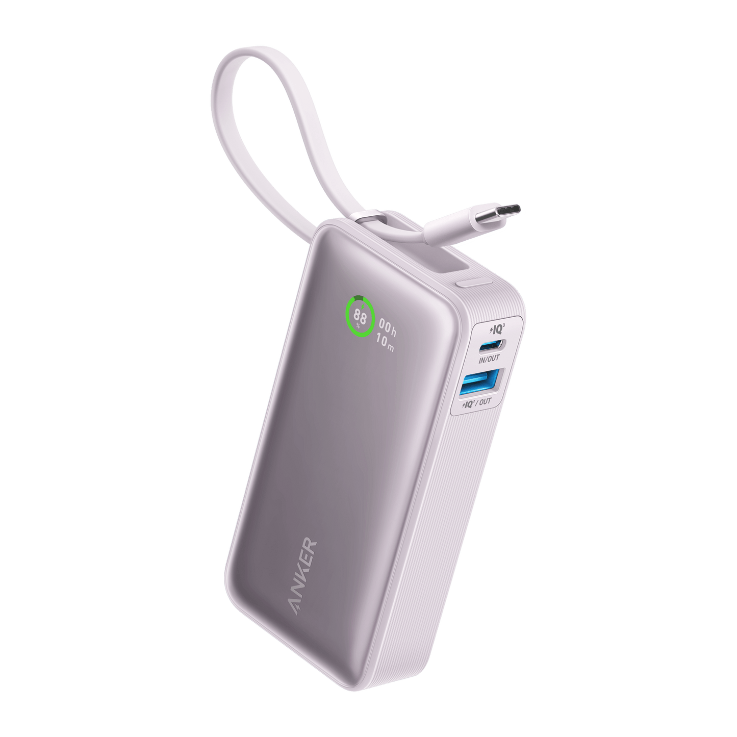 Anker Nano Power Bank (30W, Built - In USB - C Cable) - GISTMI