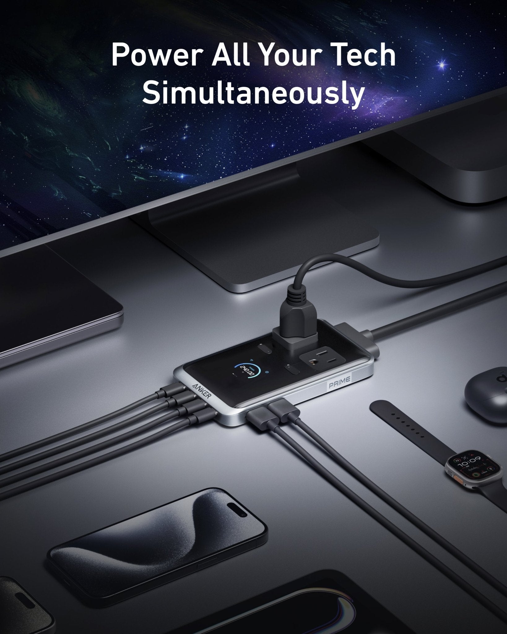 Anker Prime Charging Station (8 - in - 1, 240W) - GISTMI