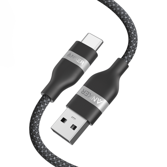 Anker USB - A to USB - C Cable (3 ft/6 ft, Upcycled - Braided) - GISTMI