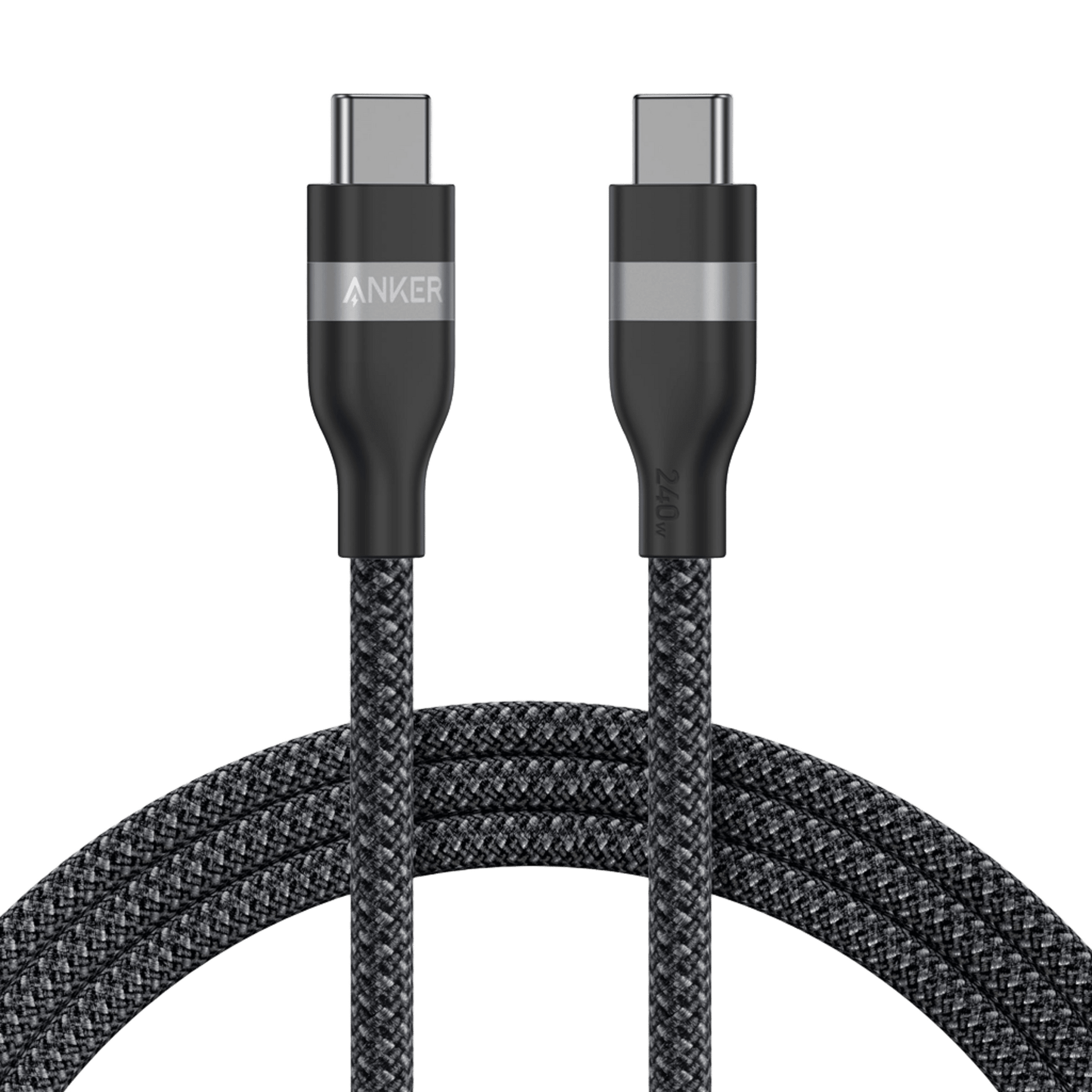 Anker USB - C to USB - C Cable (3 ft / 6 ft, 240W, Upcycled - Braided) - GISTMI
