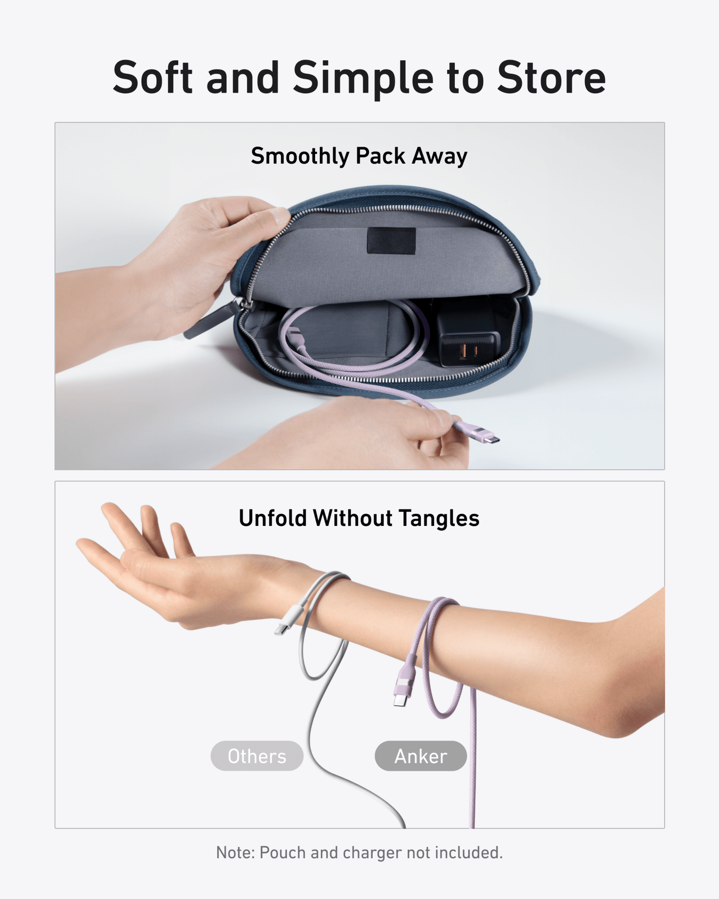 Anker USB - C to USB - C Cable (3 ft / 6 ft, 240W, Upcycled - Braided) - GISTMI