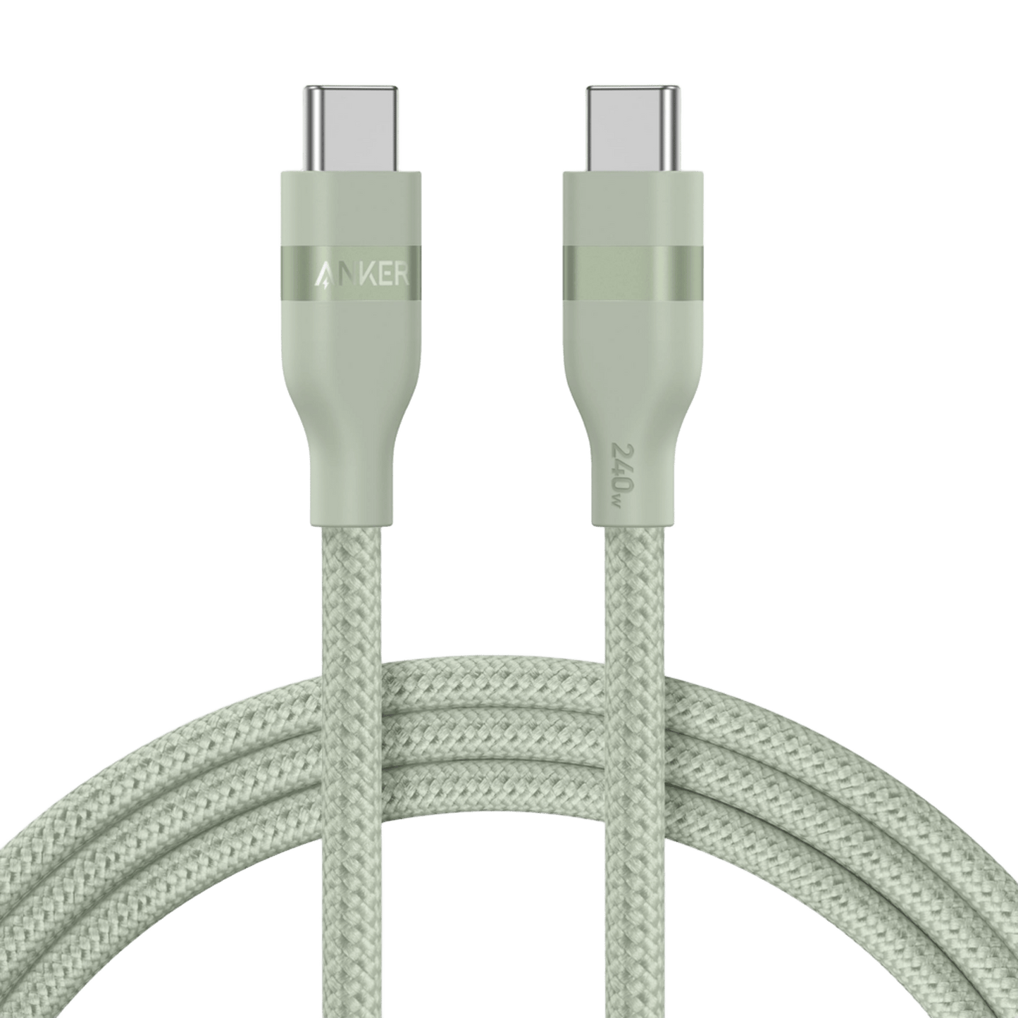 Anker USB - C to USB - C Cable (3 ft / 6 ft, 240W, Upcycled - Braided) - GISTMI
