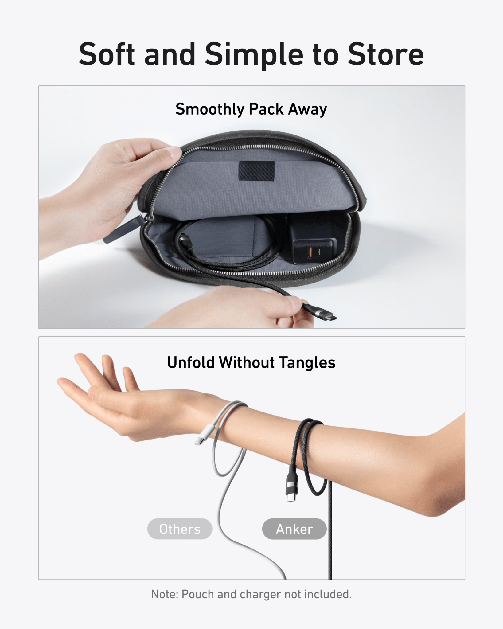 Anker USB - C to USB - C Cable (3 ft / 6 ft, 240W, Upcycled - Braided) - GISTMI