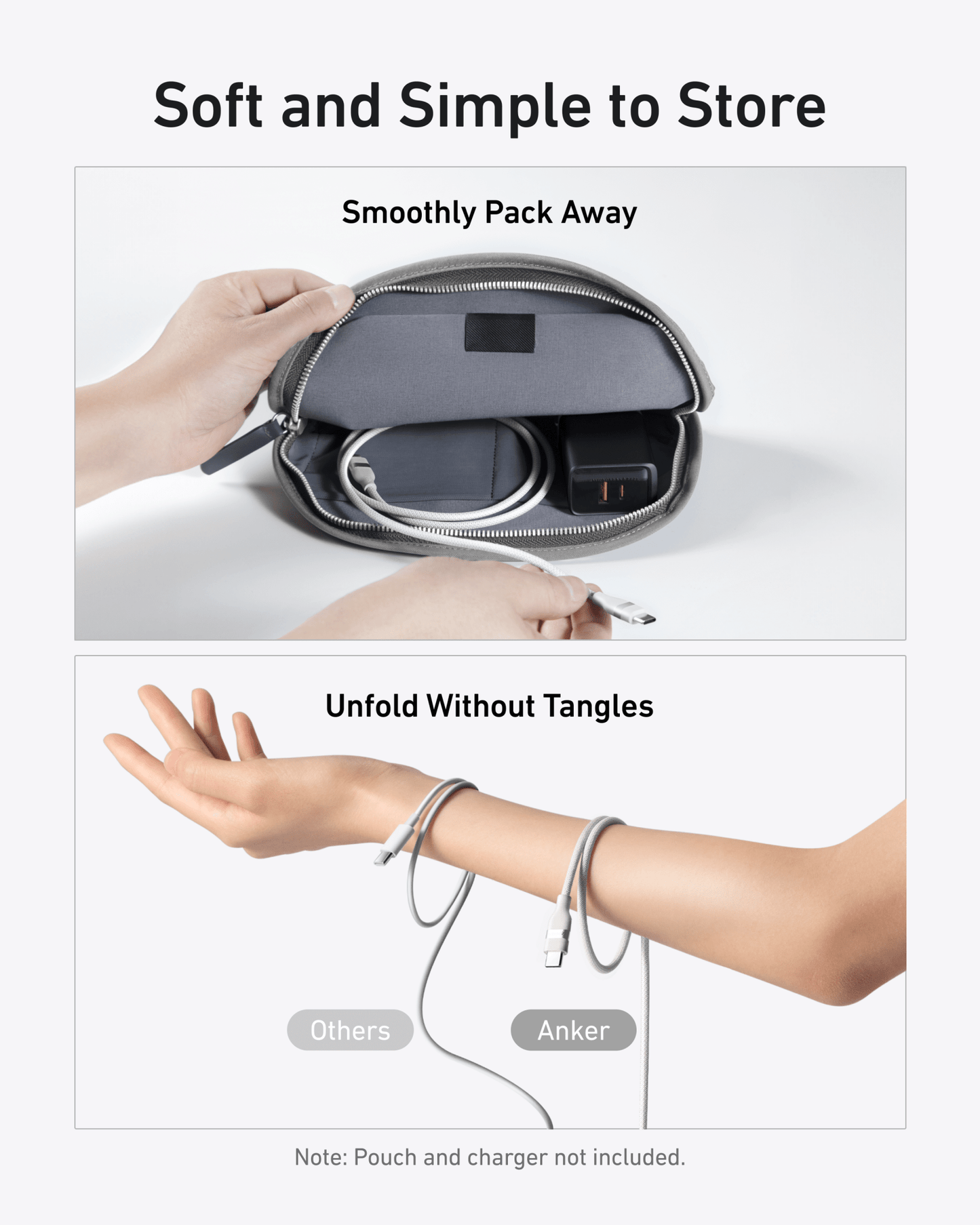 Anker USB - C to USB - C Cable (3 ft / 6 ft, 240W, Upcycled - Braided) - GISTMI