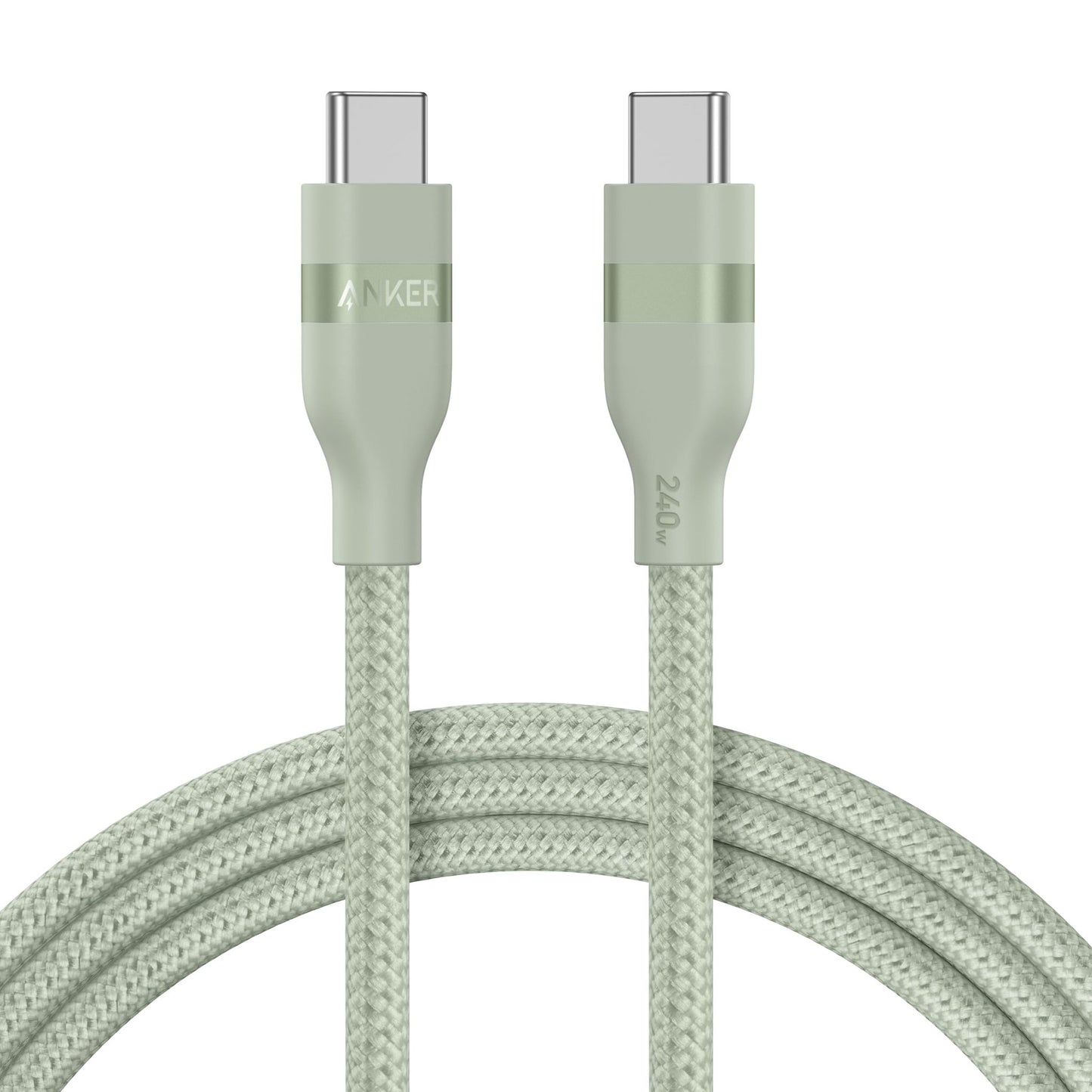 Anker USB - C to USB - C Cable (3 ft / 6 ft, 240W, Upcycled - Braided) - GISTMI