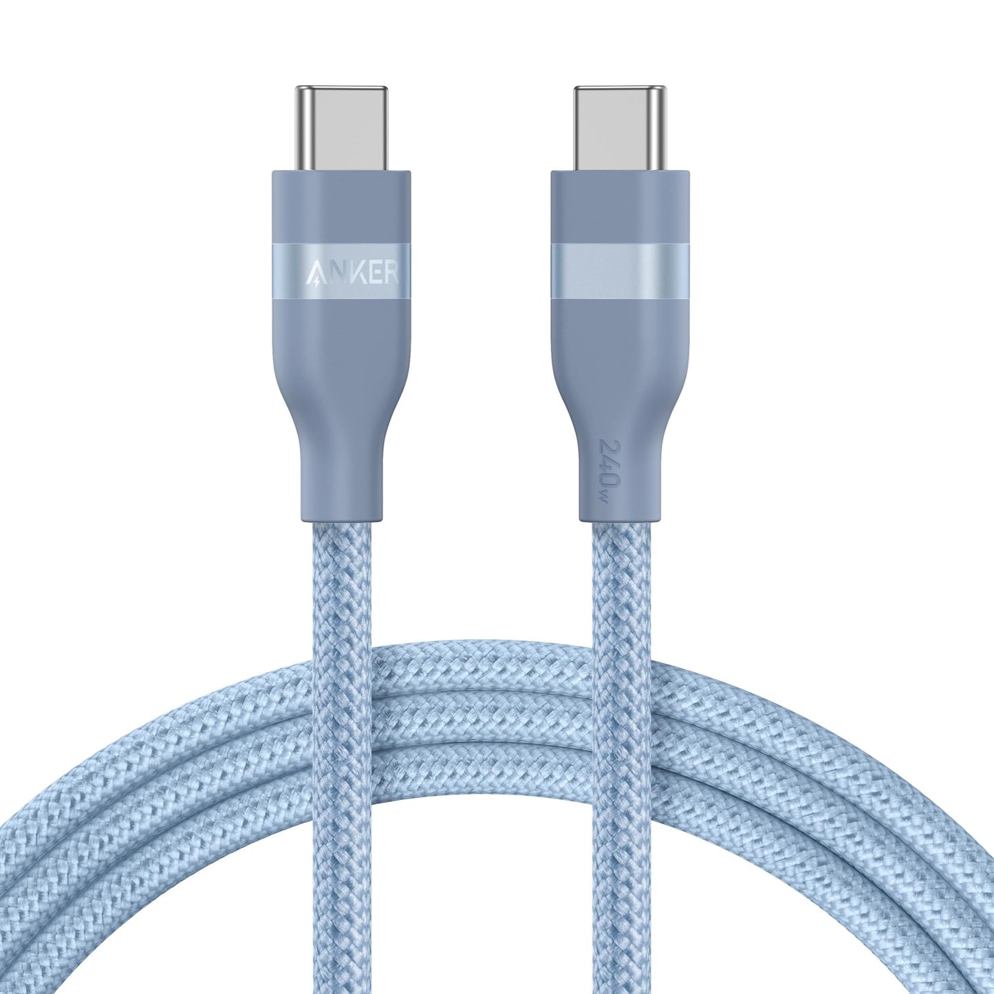 Anker USB - C to USB - C Cable (3 ft / 6 ft, 240W, Upcycled - Braided) - GISTMI