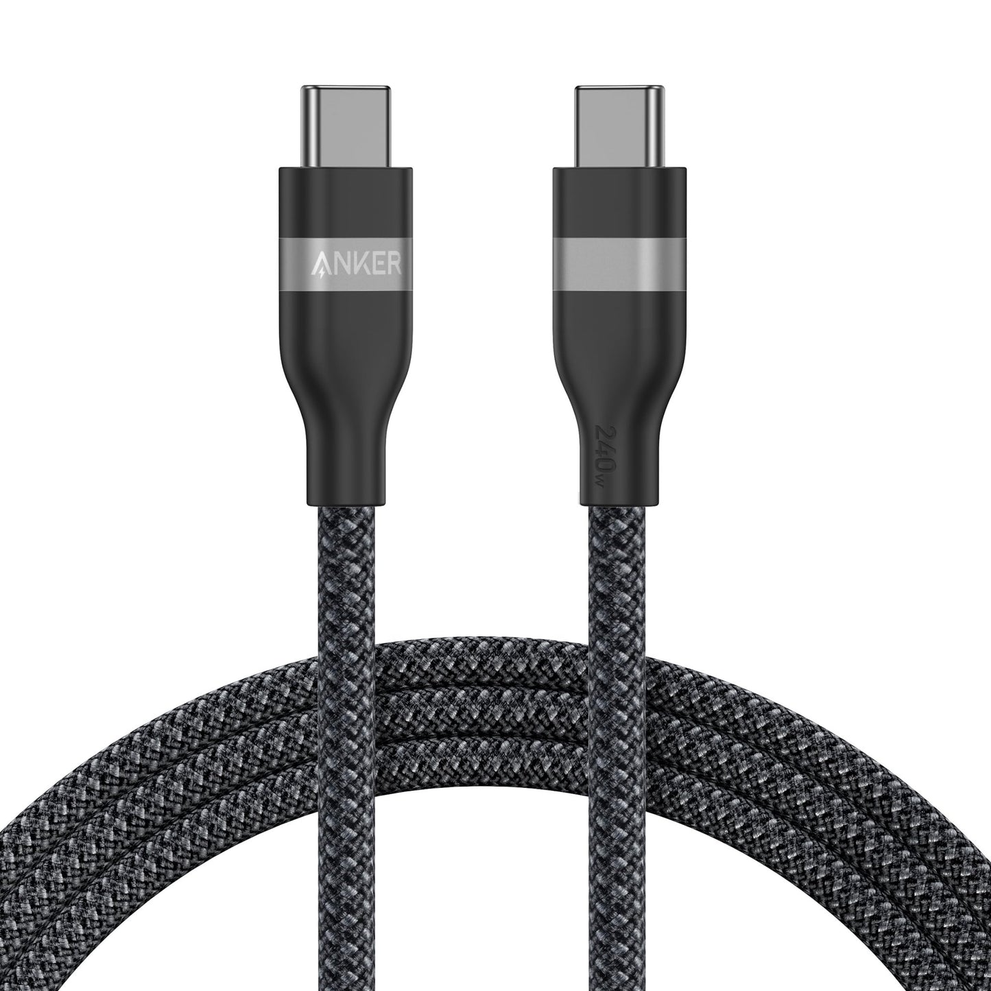 Anker USB - C to USB - C Cable (3 ft / 6 ft, 240W, Upcycled - Braided) - GISTMI