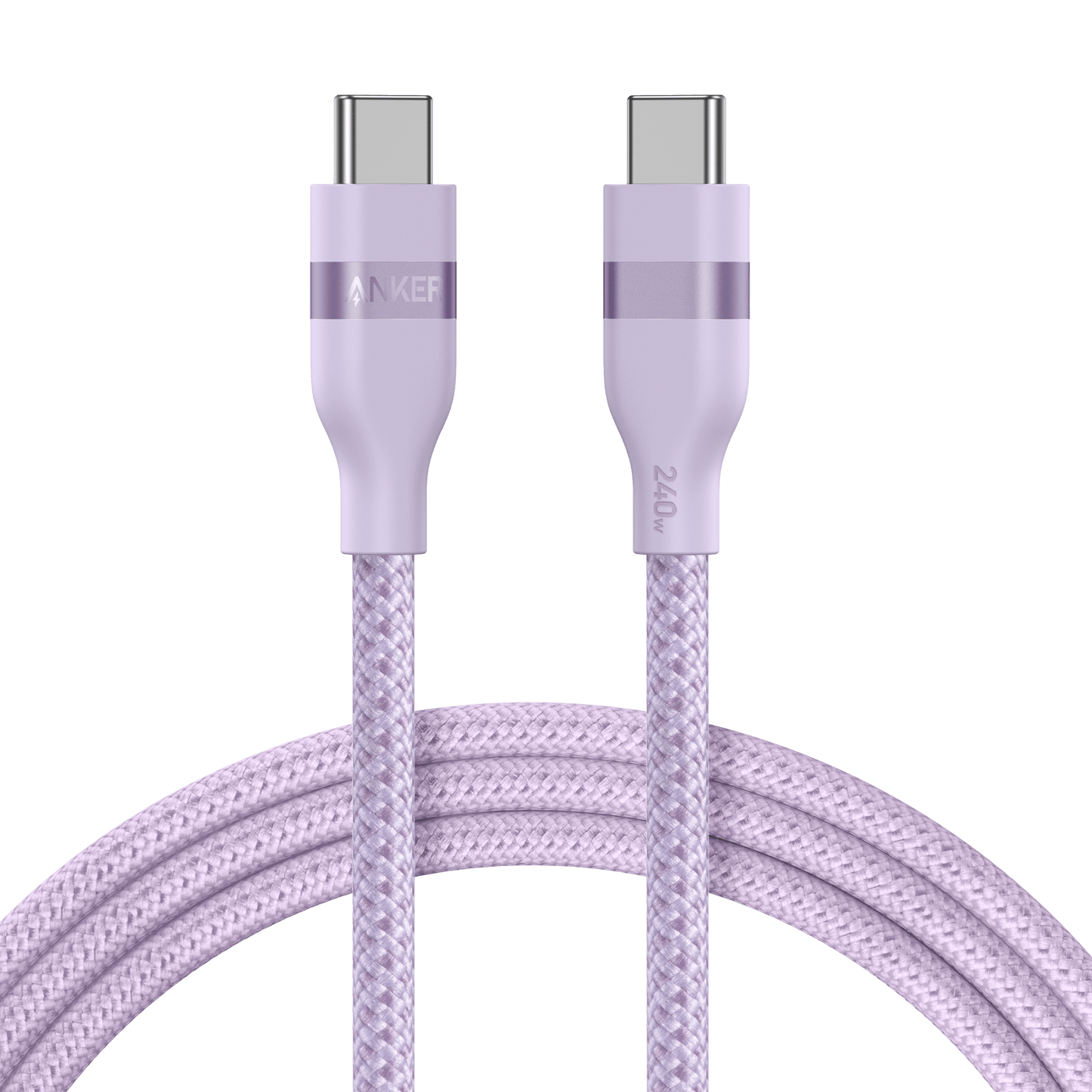 Anker USB - C to USB - C Cable (3 ft / 6 ft, 240W, Upcycled - Braided) - GISTMI
