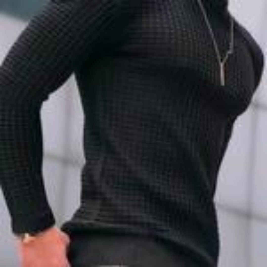 Export Quality English European And American Sizes Jacquard Round Neck Hoodie For Men