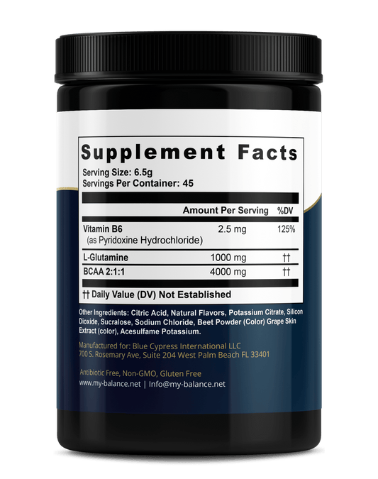 BCAA Branched - Chain Amino Acids Powder – Workout & Muscle Recovery Supplement - GISTMI