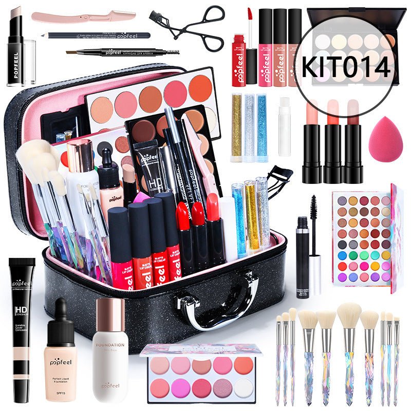 Beginner Cosmetics Makeup Set – Complete Starter Makeup Gift Box for Novices & Students - GISTMI