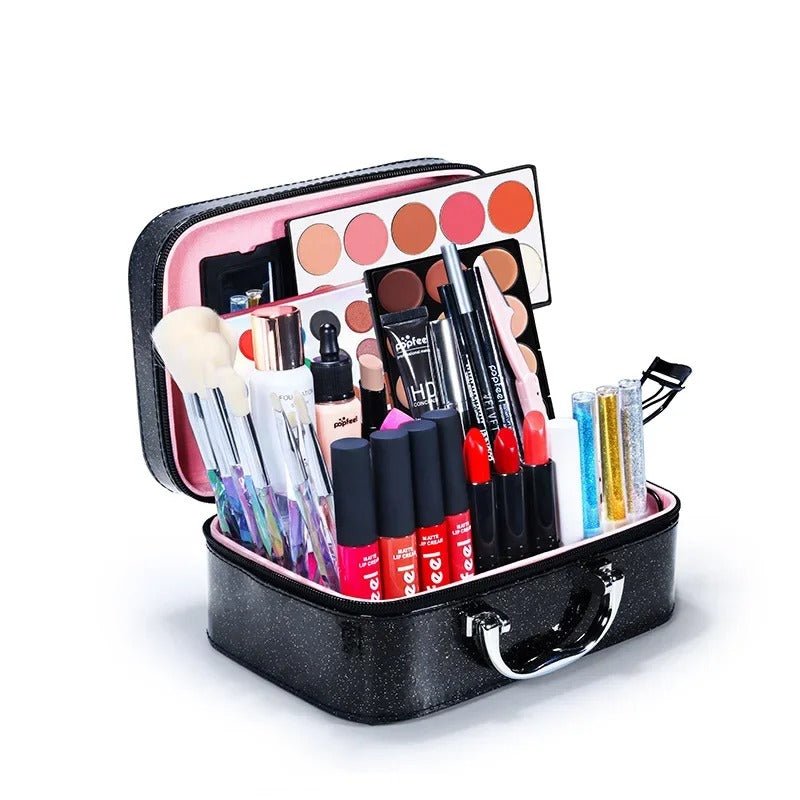 Beginner Cosmetics Makeup Set – Complete Starter Makeup Gift Box for Novices & Students - GISTMI