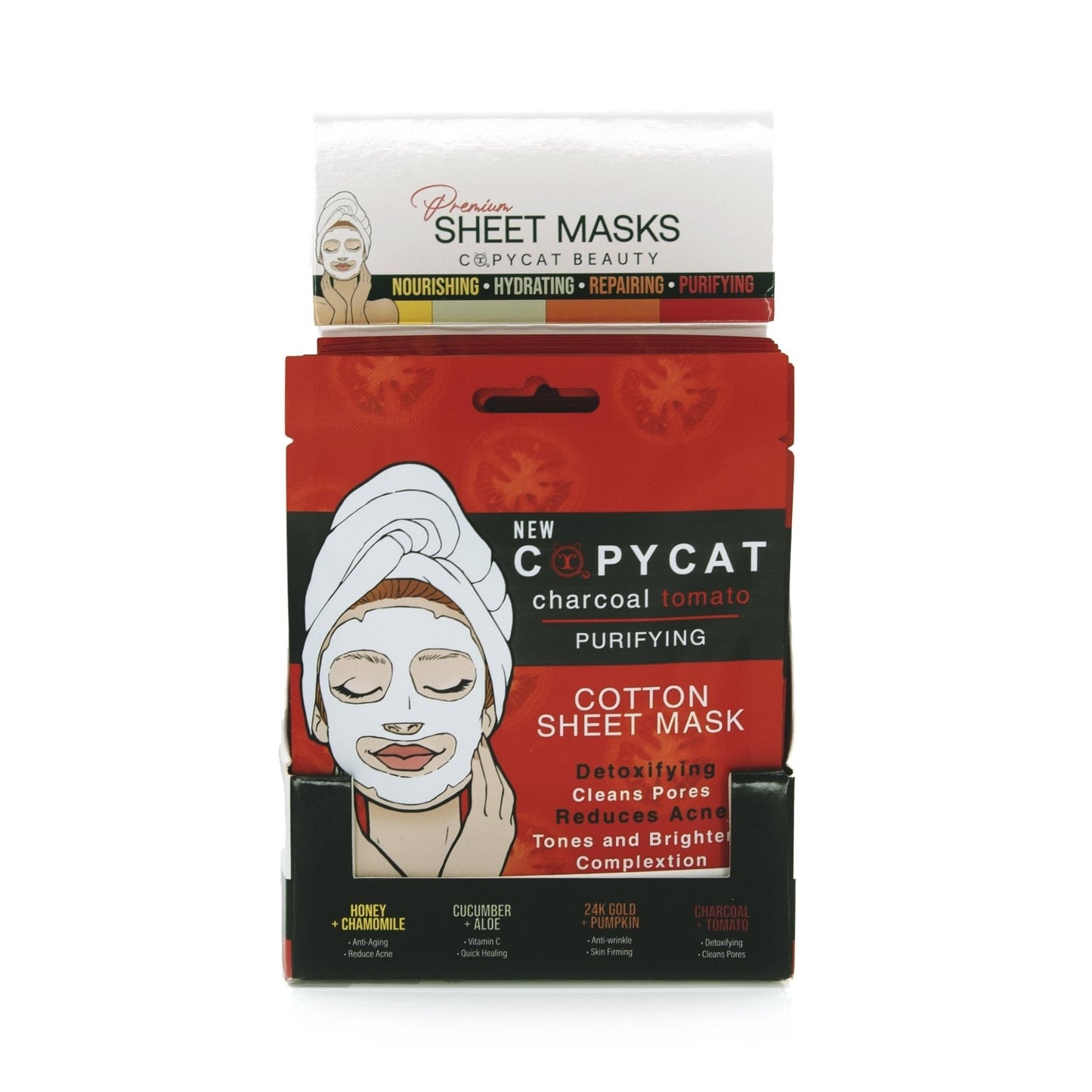 CHARCOAL / TOMATO DISPLAY 24 PCS - FM1DISPLAY - GISTMI