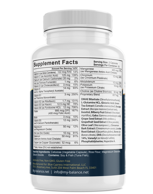 Clarity Bright Minds Multivitamin – Daily Brain & Body Nutrition