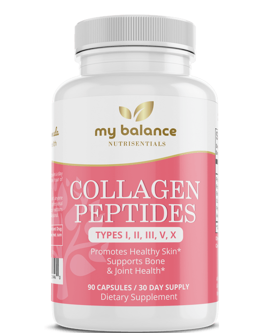 Collagen Peptides Types I, II, III, V, X – Joint, Skin & Hair Support - GISTMI