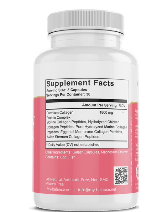 Collagen Peptides Types I, II, III, V, X – Joint, Skin & Hair Support - GISTMI