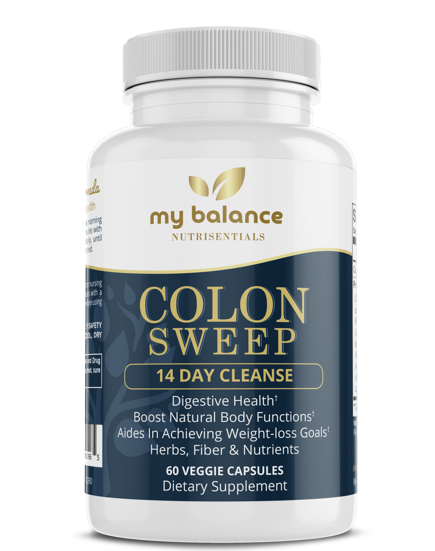 Colon Sweep 14 - Day Cleanse – Gentle Colon Cleanse & Detox Supplement - GISTMI