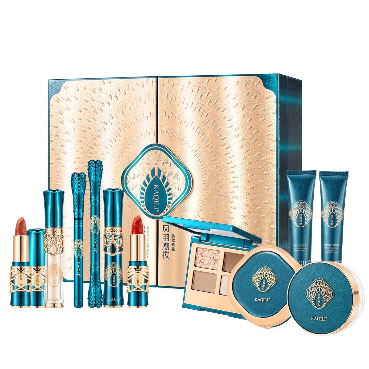 Creative Portable Home Makeup Kit Set of 12 Pieces – Universal Cosmetics Gift Set - GISTMI