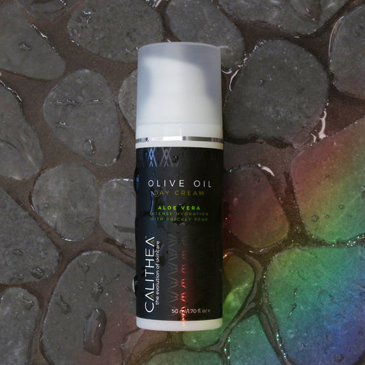 CALITHEA’S Natural, Organic Olive Oil Day Cream w/Aloe Vera & Prickly Pear