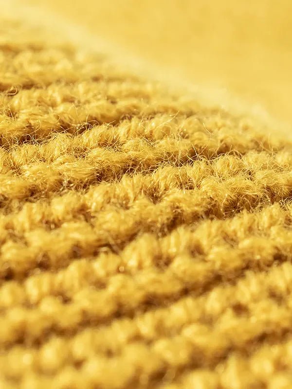 Distressed Cuffed Knit Hat – Cozy Acrylic Beanie for Streetwear & Winter Style - GISTMI