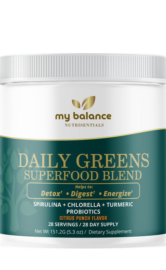 Daily Greens Superfood Blend – Nutrient-Rich Powder for Overall Wellness